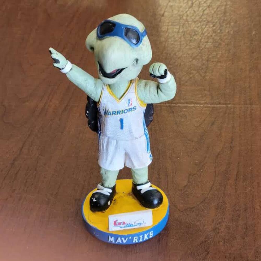G League Santa Cruz Warriors Mav’riks Bobblehead; NBA Mascots; GS Warriors #1